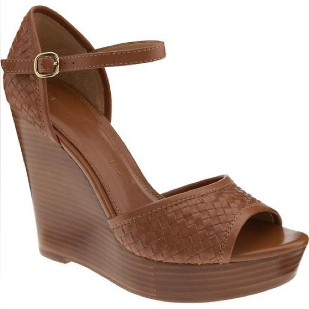 Banana Republic Women’s Nicola Tan Woven Wedge Sandals